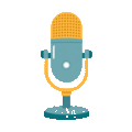 Podcast microphone icon