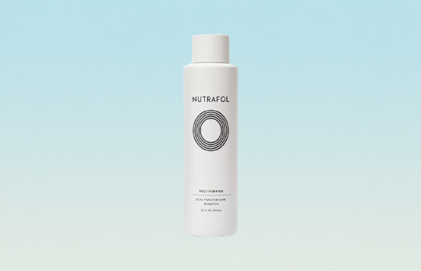 Nutrafol Root Purifier scalp microbiome shampoo bottle
