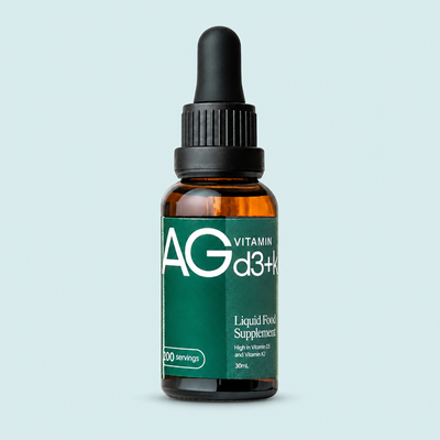 AG1 Vitamin D3 + K2 dropper bottle