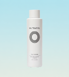 Nutrafol Root Purifier scalp microbiome shampoo bottle