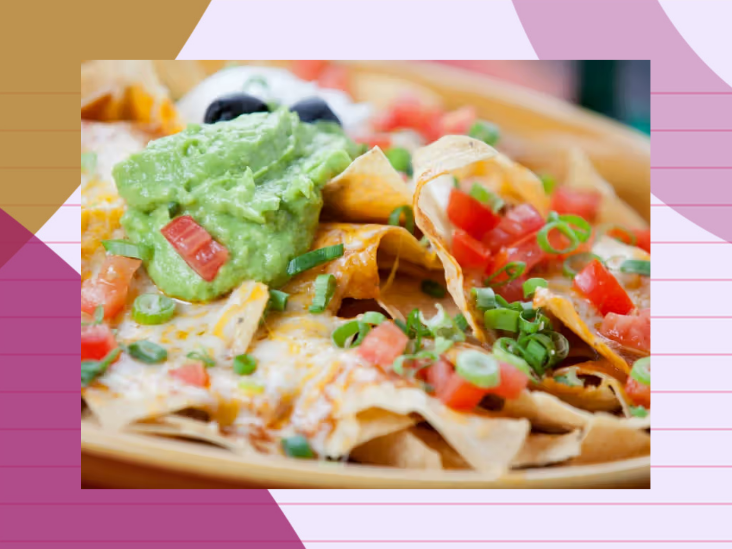 Dinner nachos with pulled cilantro lime chicken