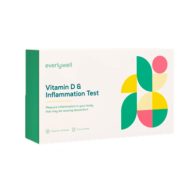 Everlywell Vitamin D and Inflammation Test kit box