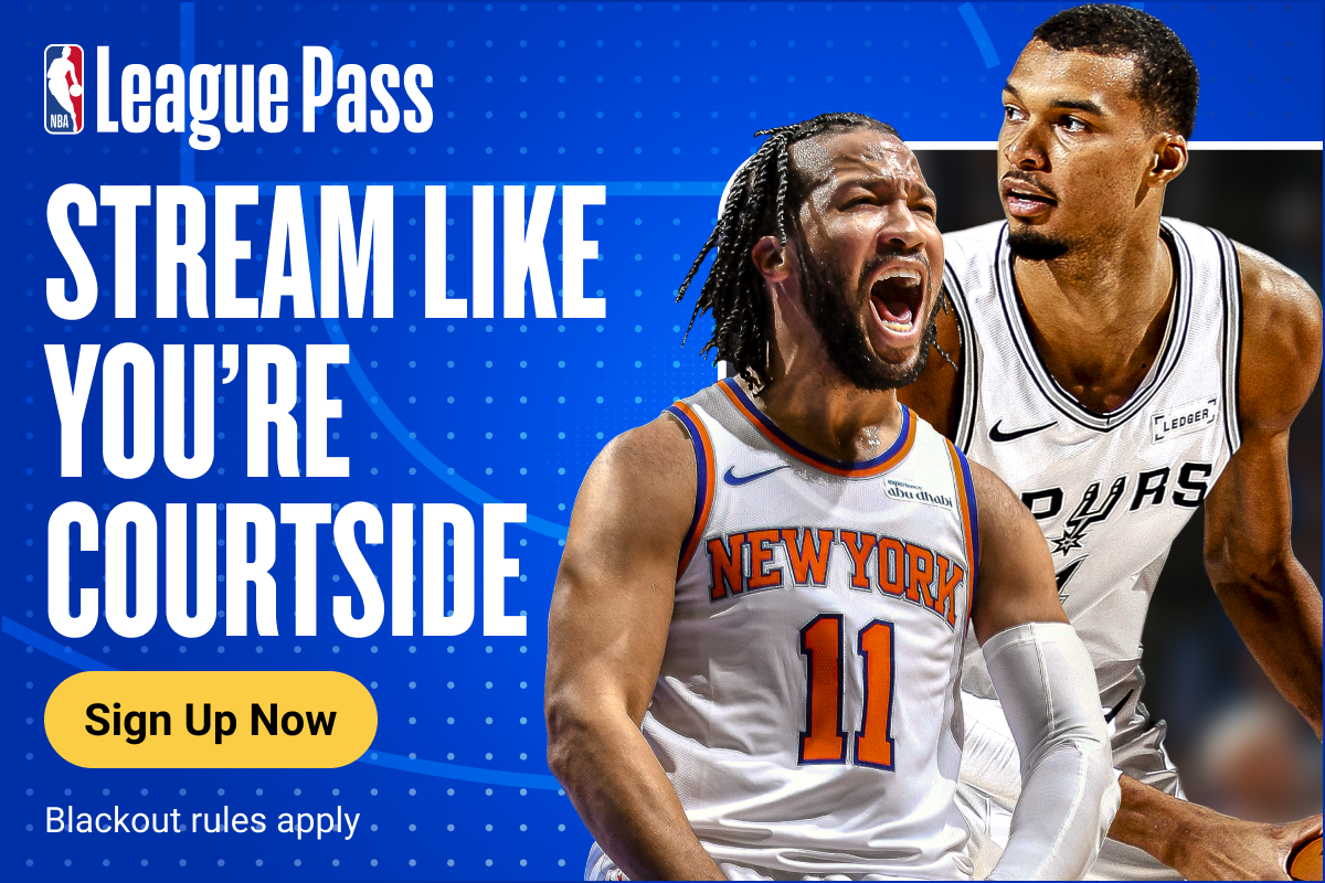 NBA League Pass: Stream like you're courtside. Sign up now. Blackout rules apply.