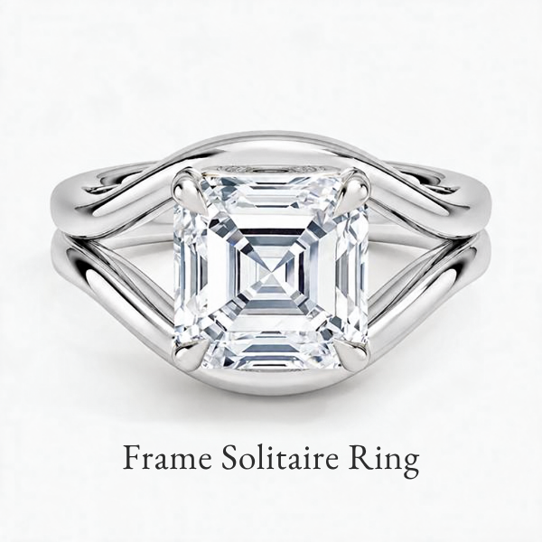 Frame Solitaire Ring