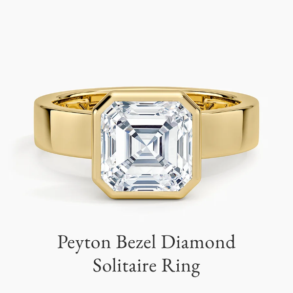Peyton Bezel Diamond Solitaire Ring