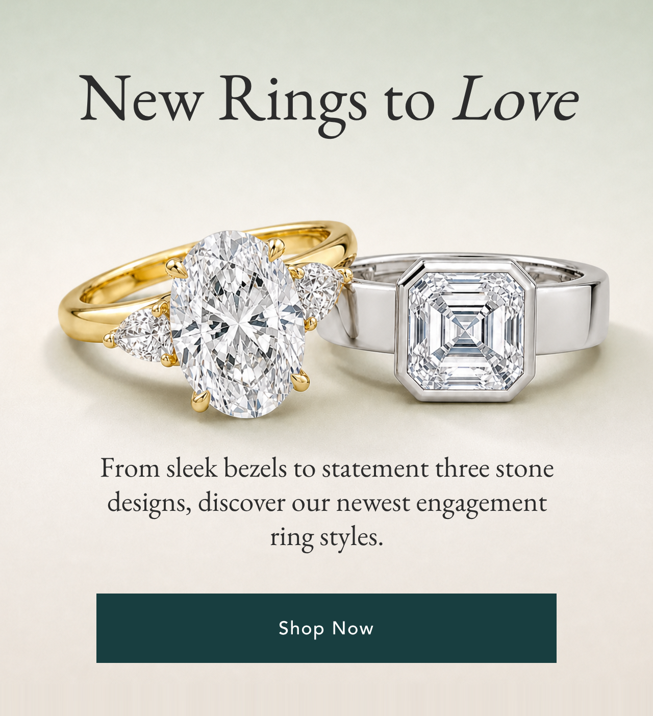 New Rings to Love — our newest engagement rings just arrived