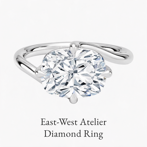 East-West Atelier Diamond Ring